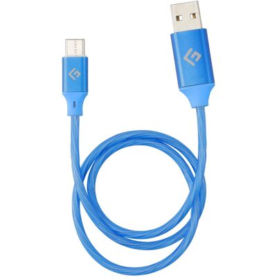 Floating Grip Blau LED USB-C Kabel - 0,5m USB Kabel für PS5 & Xbox Floating Grip Blau LED USB-C Kabel - 0,5m USB Kabel für PS5 & Xbox