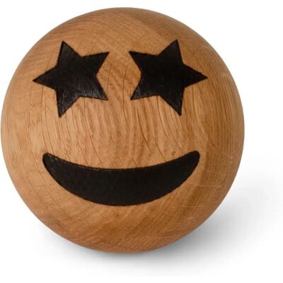 Spring Copenhagen Emojiball 7cm - Naturlig - Stjerneøyne - Dekorasjon Spring Copenhagen Emojiball 7cm - Naturlig - Stjerneøyne - Dekorasjon