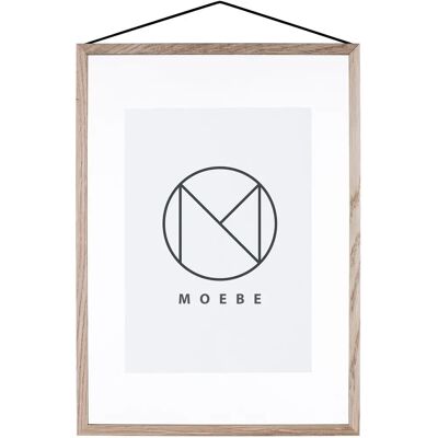 Cadre en bois naturel Moebe - Résistant aux chocs UV - 31,7x44cm - Publicité Cadre en bois naturel Moebe - Résistant aux chocs UV - 31,7x44cm - Publicité