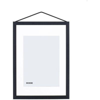 Moebe - Cadre noir A3 - Cadre minimaliste - Publicité Moebe - Cadre noir A3 - Cadre minimaliste - Publicité