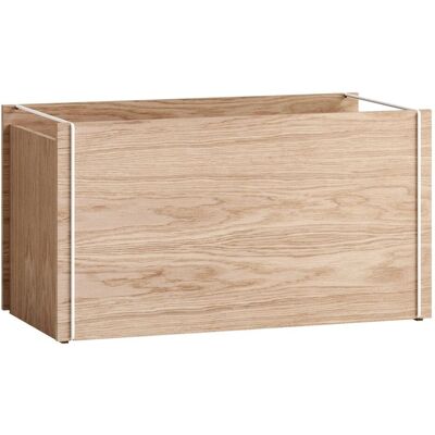 MOEBE Oppbevaringsboks - Eik - 33x60cm MOEBE Oppbevaringsboks - Eik - 33x60cm