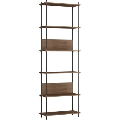 Moebe - S.255.1.A - Smoked Oak/Black - Hyllesystem Moebe - S.255.1.A - Smoked Oak/Black - Hyllesystem