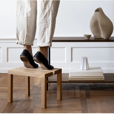 Moebe Peg Trappestol - Naturlig eik - 22cm Moebe Peg Trappestol - Naturlig eik - 22cm