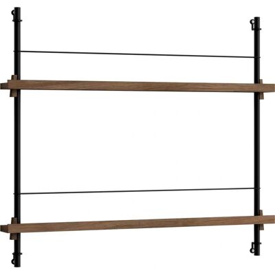 MOEBE - Magazine Shelving - Røkt eik/Svart - 73x85 - Shelf MOEBE - Magazine Shelving - Røkt eik/Svart - 73x85 - Shelf