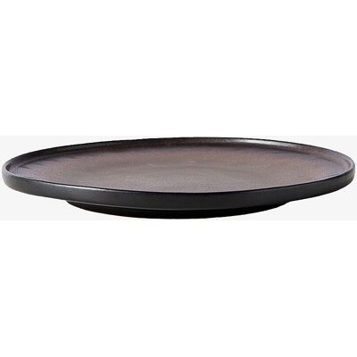 Muubs - Desserttallerken Ceto - 22cm - Rustikt Modern - Brun Muubs - Desserttallerken Ceto - 22cm - Rustikt Modern - Brun