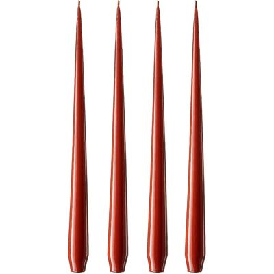 ester & erik 32cm Gammelt Rust Lakkert Lys - Lys ester & erik 32cm Gammelt Rust Lakkert Lys - Lys