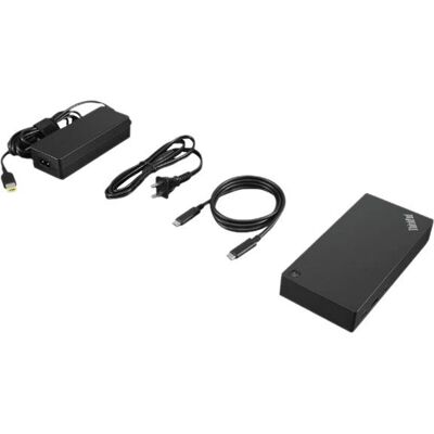 Lenovo ThinkPad USB-C Dock - Rehab - 90W - Sort - Dockingstation Lenovo ThinkPad USB-C Dock - Rehab - 90W - Sort - Dockingstation