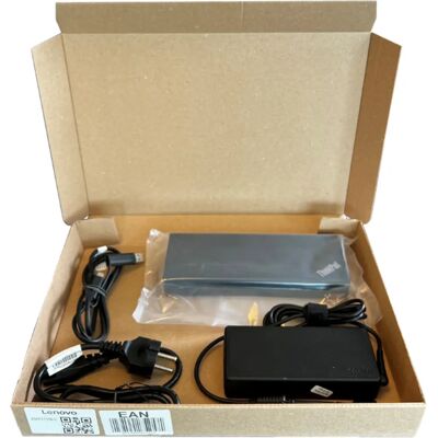 Lenovo ThinkPad USB-C Dock - Käytetty (refurbished) - 2 x HDMI, 2 x DP - GigE - Musta Lenovo ThinkPad USB-C Dock - Käytetty (refurbished) - 2 x HDMI, 2 x DP - GigE - Musta