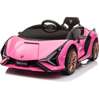 Lamborghini Sian Pink Elektroauto - Fernsteuerung 4x4 - 12V - Für Kinder Lamborghini Sian Pink Elektroauto - Fernsteuerung 4x4 - 12V - Für Kinder