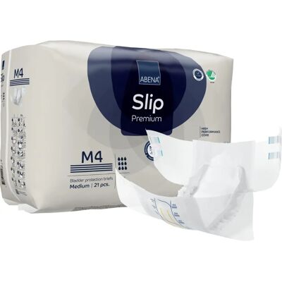 Abena Slip M4 Premium All-In-One Incontinence Briefs - Medium - Pads & Pants Abena Slip M4 Premium All-In-One Incontinence Briefs - Medium - Pads & Pants