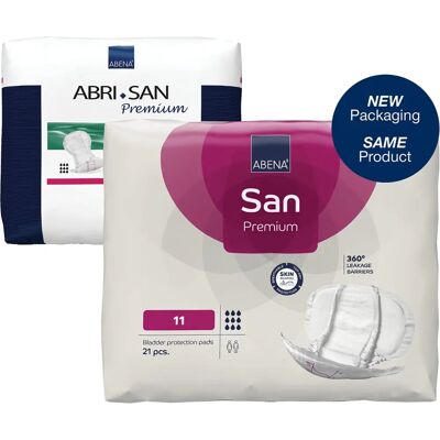 Abena San 11 Rosa inkontinensepuder - 3400ml - Bleer & Buks Abena San 11 Rosa inkontinensepuder - 3400ml - Bleer & Buks
