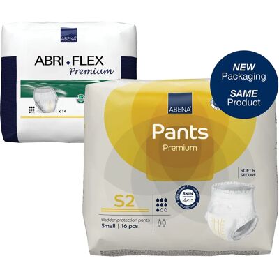 Abena Pants Premium Windelhosen Größe S2 (16 Stück) Abena Pants Premium Windelhosen Größe S2 (16 Stück)