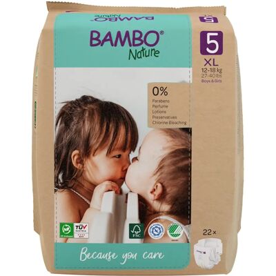 Bambo Nature Öko-Windel Größe 5 - 22 Windeln Bambo Nature Öko-Windel Größe 5 - 22 Windeln