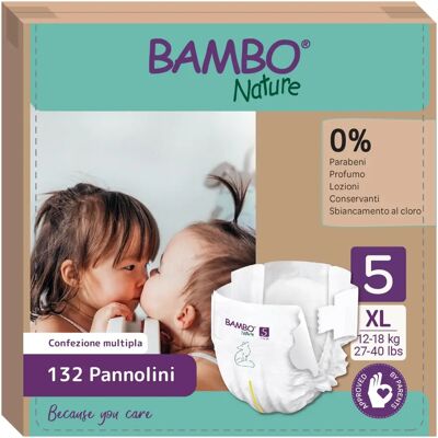 Fraldas ecológicas Bambo Nature T5 12-18kg - Fraldas Fraldas ecológicas Bambo Nature T5 12-18kg - Fraldas