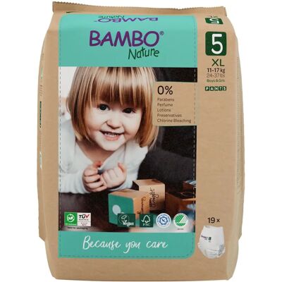Bambo Nature Pants T5 - Baby Diapers - 12-18kg Bambo Nature Pants T5 - Baby Diapers - 12-18kg