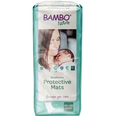 Protecteur de lit Bambo Nature - Imperméable, Doux, Écolabel - Publicité Protecteur de lit Bambo Nature - Imperméable, Doux, Écolabel - Publicité