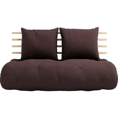 Canapé convertible Shinsano de Karup Design - 140cm, Marron, Structure naturelle - Publicité Canapé convertible Shinsano de Karup Design - 140cm, Marron, Structure naturelle - Publicité