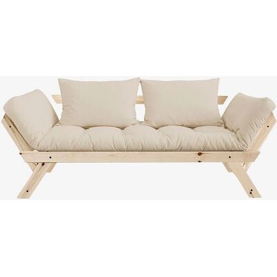 Karup Design Bebop Komfortsovesofa - Beige & Naturlig Finish Karup Design Bebop Komfortsovesofa - Beige & Naturlig Finish