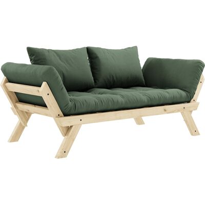 Karup Design Bebop Justerbar Grøn Futon Sofa - FSC Træ, 75x200cm Karup Design Bebop Justerbar Grøn Futon Sofa - FSC Træ, 75x200cm