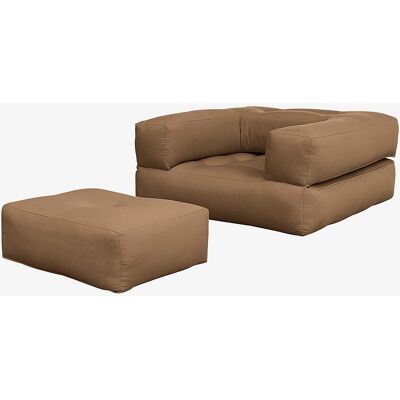 Karup Design Cube Unisex Kunstlæder Futon Sovesofa - 90x190cm Karup Design Cube Unisex Kunstlæder Futon Sovesofa - 90x190cm