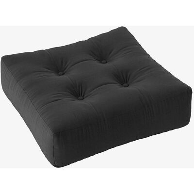KARUP DESIGN More Pouf - Baumwollmix, Dunkelgrau, 70x70x22 cm - Pouf KARUP DESIGN More Pouf - Baumwollmix, Dunkelgrau, 70x70x22 cm - Pouf