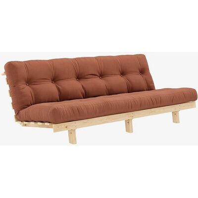 Karup Design Lean - Sammenlægbar sovesofa i naturligt træ og stof - Lerfarvet brun Karup Design Lean - Sammenlægbar sovesofa i naturligt træ og stof - Lerfarvet brun