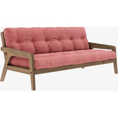 Canapé-lit Grab de Karup Design - Rose, Bois Naturel - Publicité Canapé-lit Grab de Karup Design - Rose, Bois Naturel - Publicité