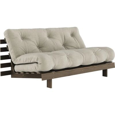 Karup Design Roots - Sovesofa med futon - Beige Linned - 160x200cm Karup Design Roots - Sovesofa med futon - Beige Linned - 160x200cm