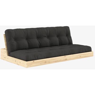 Karup Design Canapé-Lit - Pin Naturel Gris Foncé - 196x110x72 cm - Publicité Karup Design Canapé-Lit - Pin Naturel Gris Foncé - 196x110x72 cm - Publicité