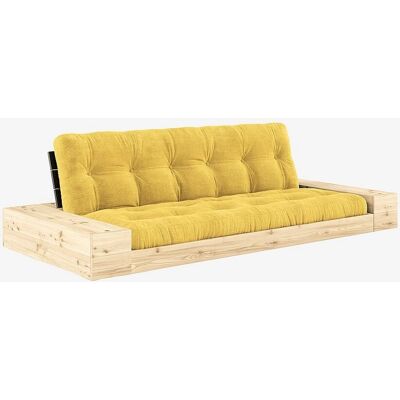 Karup Design - Canapé convertible avec rangement - Jaune - 3 places - Publicité Karup Design - Canapé convertible avec rangement - Jaune - 3 places - Publicité