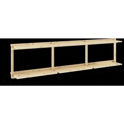 Karup Design Groove Shelving Wide - Vegghylle - Naturlig Karup Design Groove Shelving Wide - Vegghylle - Naturlig