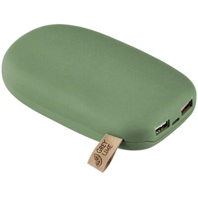 GreyLime Power Stone II 10400mAh Powerbank - Hurtiglading GreyLime Power Stone II 10400mAh Powerbank - Hurtiglading