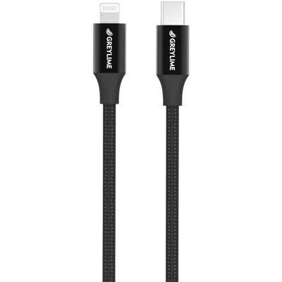 GreyLime 18W Flettet USB-C til Lightning Kabel 2m - Kabel GreyLime 18W Flettet USB-C til Lightning Kabel 2m - Kabel
