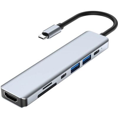 Lippa 7-in-1 87w Usb-C Hub - USB-C Hub 7-in-1 Lippa 7-in-1 87w Usb-C Hub - USB-C Hub 7-in-1