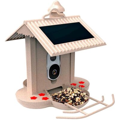 HiBirds Vogelfutterhaus - KI-Erkennung, 1080P HD, Nachtsicht HiBirds Vogelfutterhaus - KI-Erkennung, 1080P HD, Nachtsicht