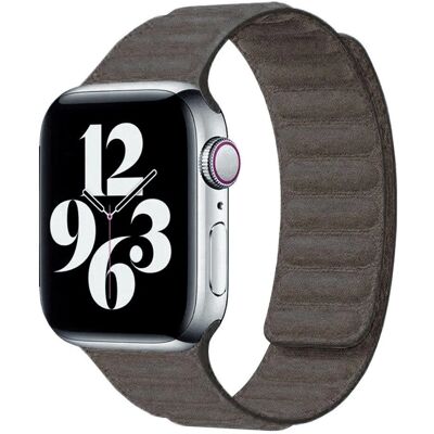 Apple Watch Series 1-10 & SE - Brun elegant vævet rem Apple Watch Series 1-10 & SE - Brun elegant vævet rem