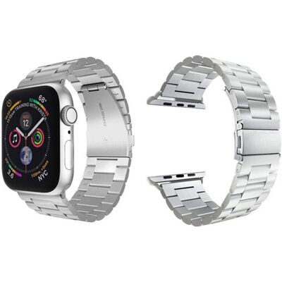 Lippa Apple Watch rustfrit stålrem - Sølv Lippa Apple Watch rustfrit stålrem - Sølv