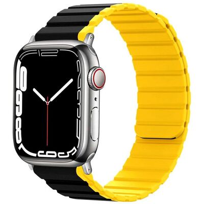 Lippa Silikone Rem til Apple Watch - Flerfarvet, Magnetisk Lukning - 42/44/SE/45/46/49mm Lippa Silikone Rem til Apple Watch - Flerfarvet, Magnetisk Lukning - 42/44/SE/45/46/49mm