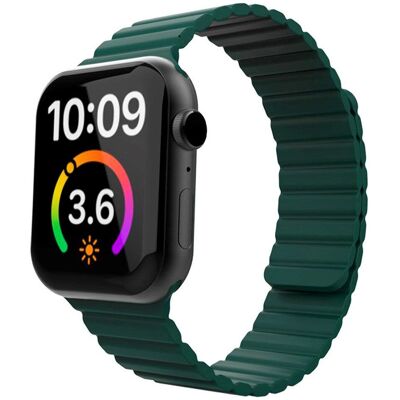 Lippa Silikone Urrem til Apple Watch - Mørkegrøn Lippa Silikone Urrem til Apple Watch - Mørkegrøn
