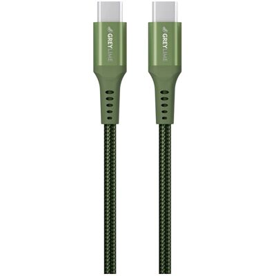 GreyLime C21C60C05M03 50cm USB-C Grøn - USB Kabel GreyLime C21C60C05M03 50cm USB-C Grøn - USB Kabel