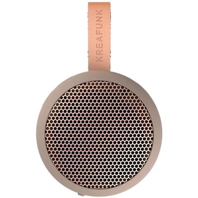 Bærbar Bluetooth-høyttaler Kreafunk Ivory Sand aGO II - Vannavstøtende IPX5 - 10H Batteri Bærbar Bluetooth-høyttaler Kreafunk Ivory Sand aGO II - Vannavstøtende IPX5 - 10H Batteri