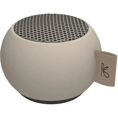 Kreafunk aGO Mini Bluetooth-høyttaler - Ivory Sand - Kompakt & Vanntett - 8H Kreafunk aGO Mini Bluetooth-høyttaler - Ivory Sand - Kompakt & Vanntett - 8H