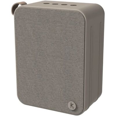 Haut-parleur Bluetooth étanche aBOOM+ - Beige - Portable - 30H - Publicité Haut-parleur Bluetooth étanche aBOOM+ - Beige - Portable - 30H - Publicité