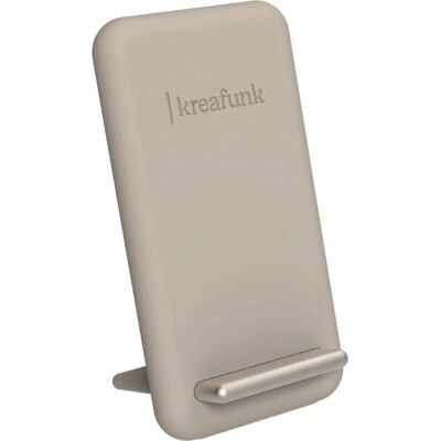 Kreafunk - Trådløs ladeholder reCHARGE - Beige - Trådløs lader Kreafunk - Trådløs ladeholder reCHARGE - Beige - Trådløs lader