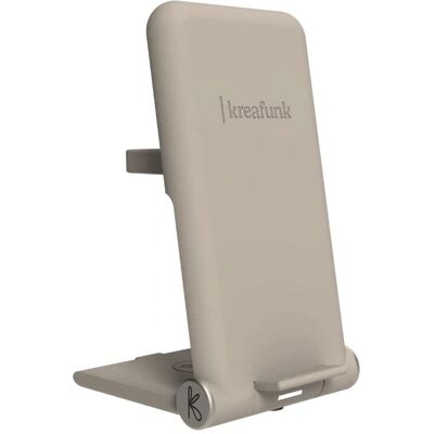 Kreafunk - Trådløst Ladestativ 3 Enheter Beige - Husholdningsapparater - Homeroom Kreafunk - Trådløst Ladestativ 3 Enheter Beige - Husholdningsapparater - Homeroom