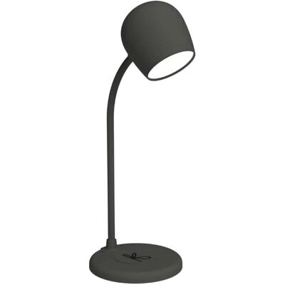 Kreafunk Ellie - Trådløs lader og høyttaler - Svart - LED Lampe Kreafunk Ellie - Trådløs lader og høyttaler - Svart - LED Lampe