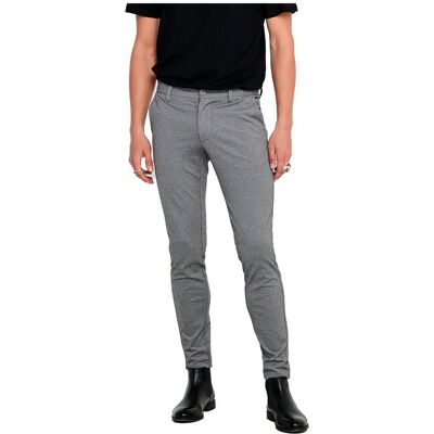Only & Sons Mark Bukser (22010209) - mellom grå melange Only & Sons Mark Bukser (22010209) - mellom grå melange