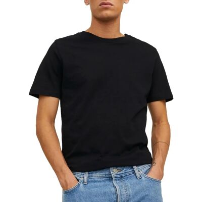 Jack & Jones Bio-Baumwoll T-Shirt (12156101) - schwarz Jack & Jones Bio-Baumwoll T-Shirt (12156101) - schwarz