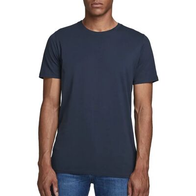 T-Shirt in Cotone Organico Jack & Jones (12156101) - blu marino T-Shirt in Cotone Organico Jack & Jones (12156101) - blu marino