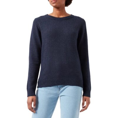 Vila Viril O-neck L/s Pull Tricot - Noos (14054177) - éclipse totale Vila Viril O-neck L/s Pull Tricot - Noos (14054177) - éclipse totale